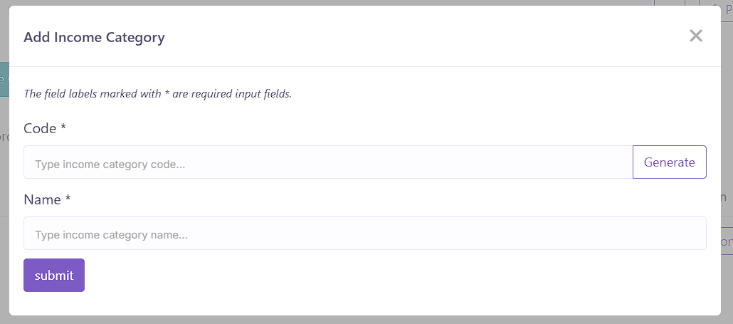 Add Expense Category